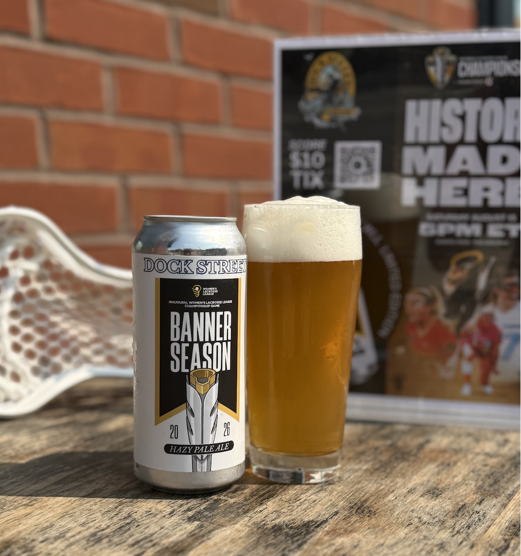 We brewed a beer for WLL, and Mayor Parker visited Dock Street Brewery