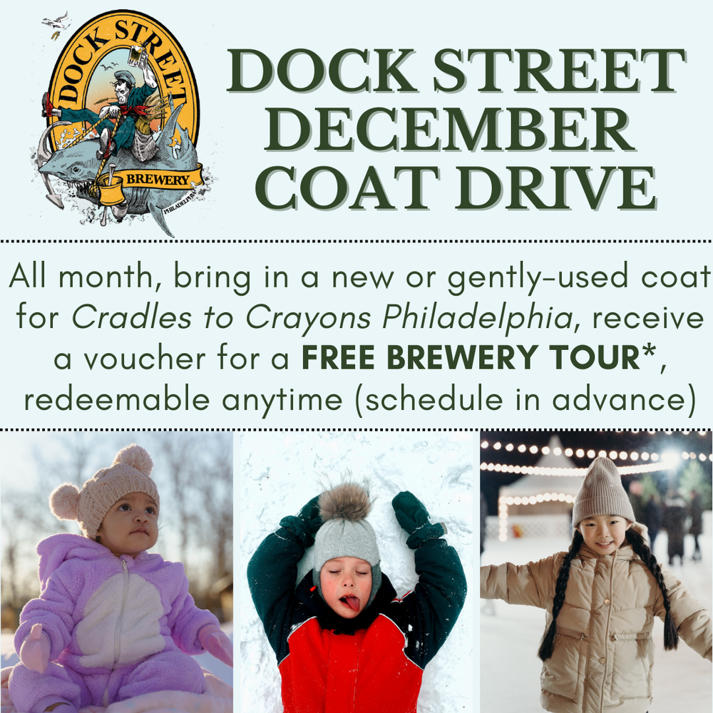 Donate a Winter Coat, Get a Free Brewery Tour Voucher All December Long. — Dock Street Brewery
