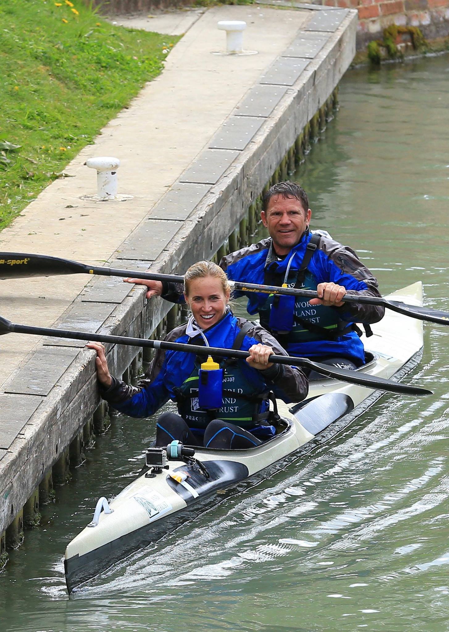 Congratulations to Steve Backshall and Helen Glover for completing the 125 mile canoe race from Wiltshire to Westminster last month and raising over £150,000 for the World Land Trust goo.gl/2CqNkW