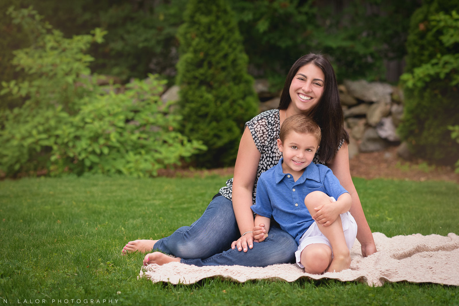 Styled family-life photo session in Fairfield Connecticut by N. Lalor Photography.