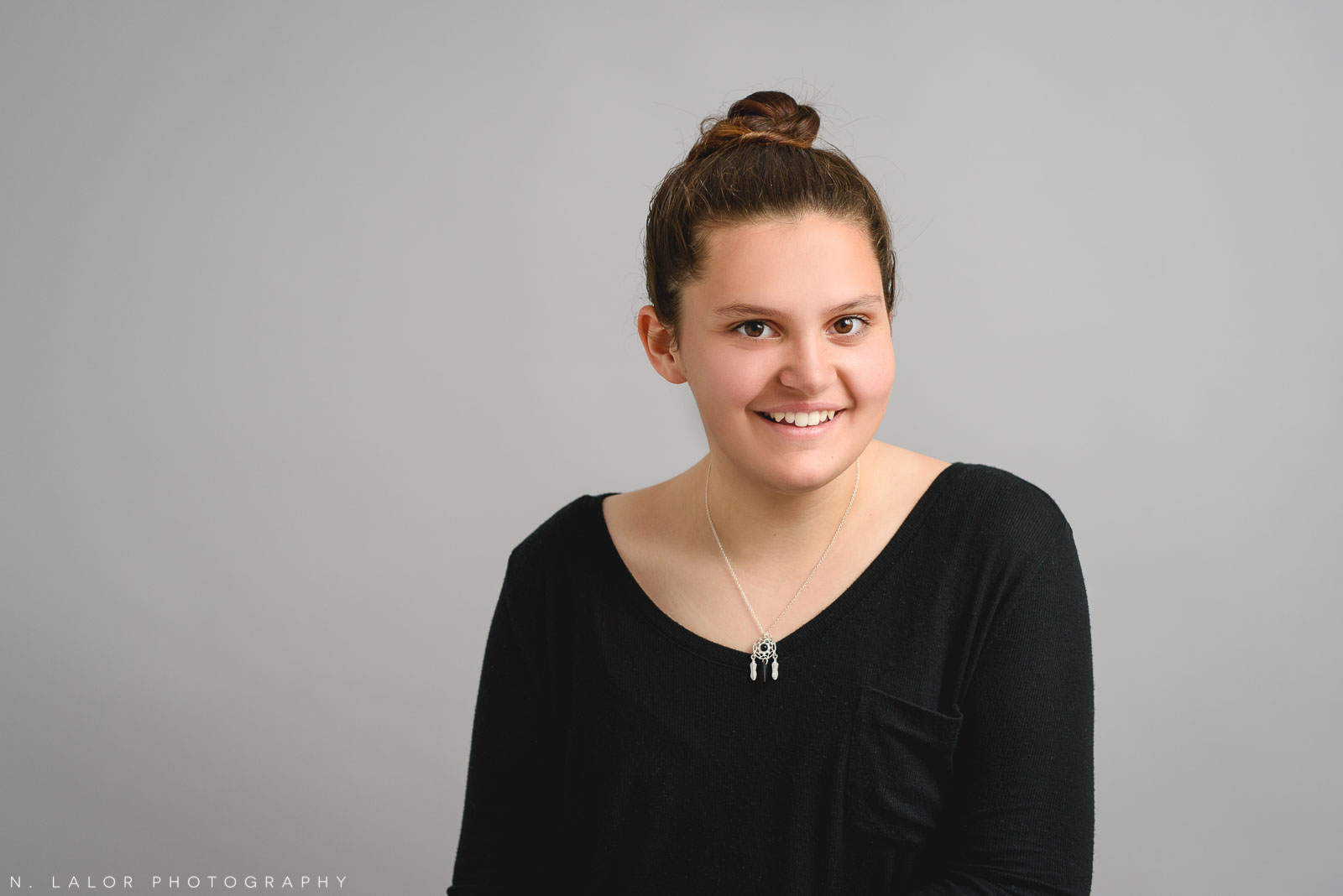 Sasha. Teen family photo session with N. Lalor Photography. Greenwich, Connecticut studio photographer.