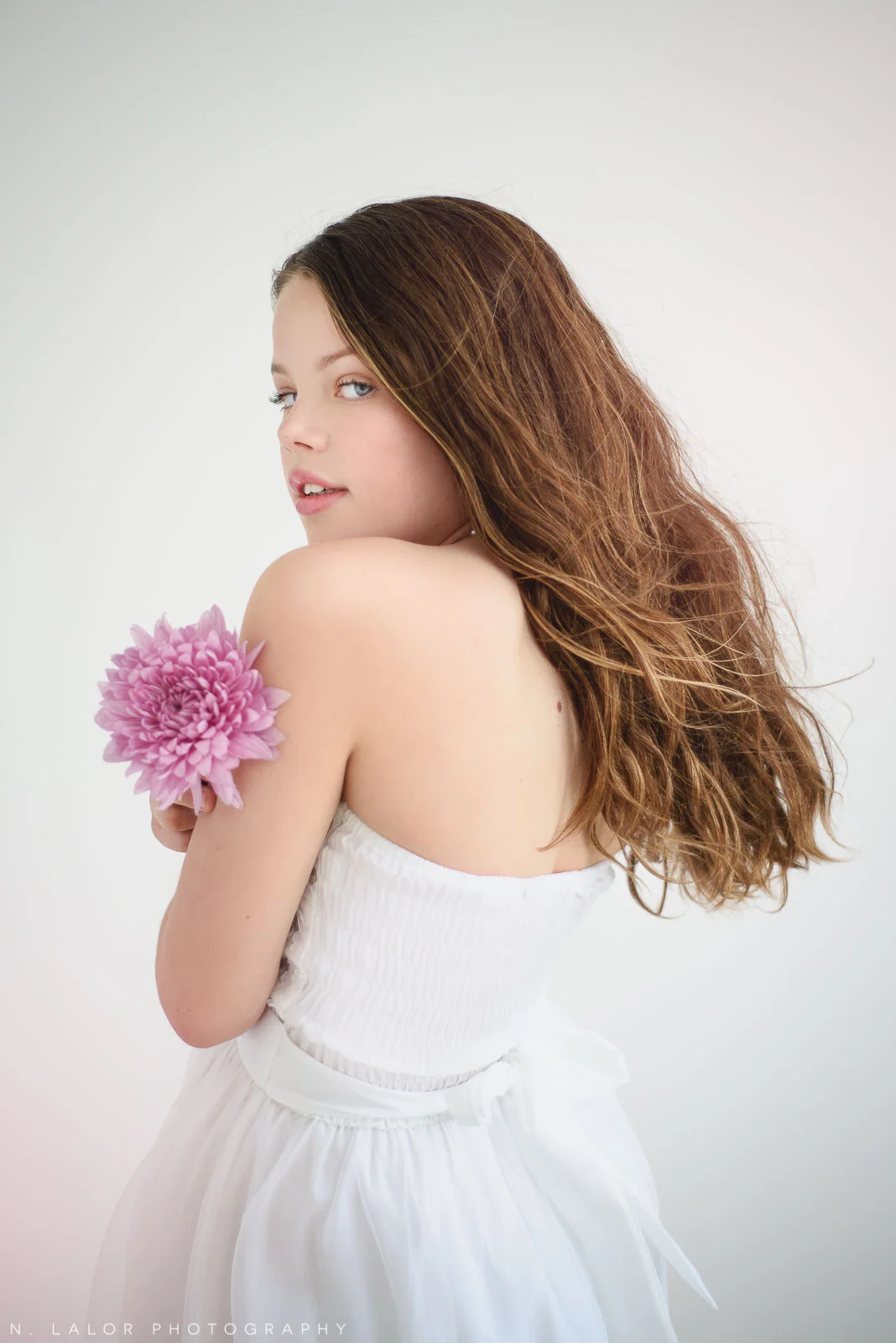 Spring flower styled photoshoot by N. Lalor Photography. Greenwich, CT.