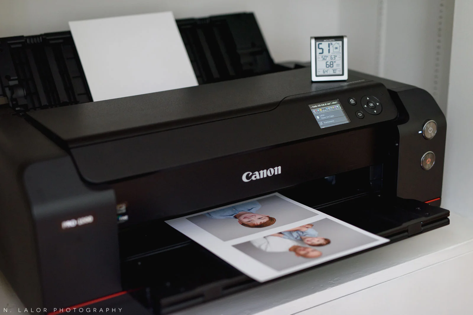 The printing process. Image by N. Lalor Photography in Greenwich Connecticut.