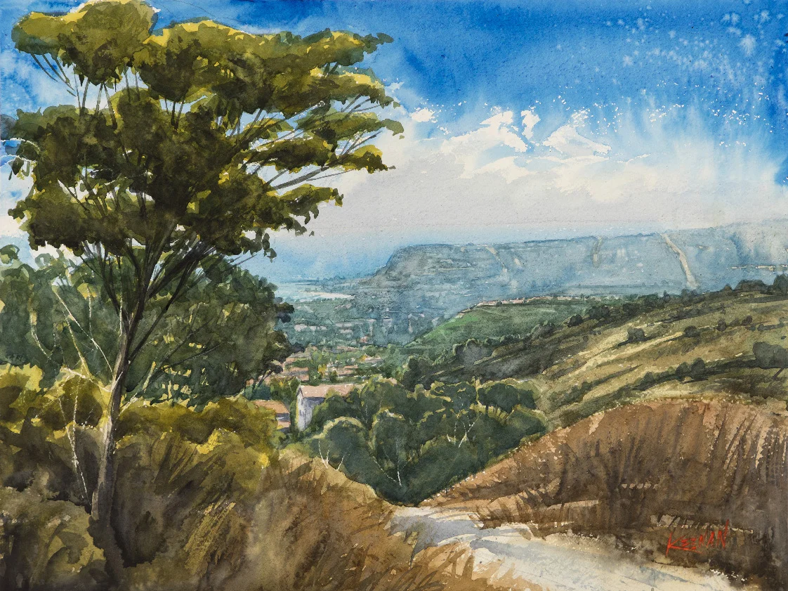 'Patriot Trail' Original Watercolor