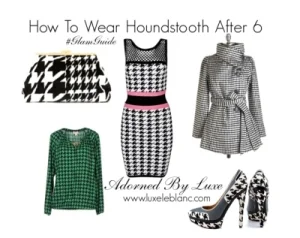 Glam Guide: How to Wear Houndstooth After 6