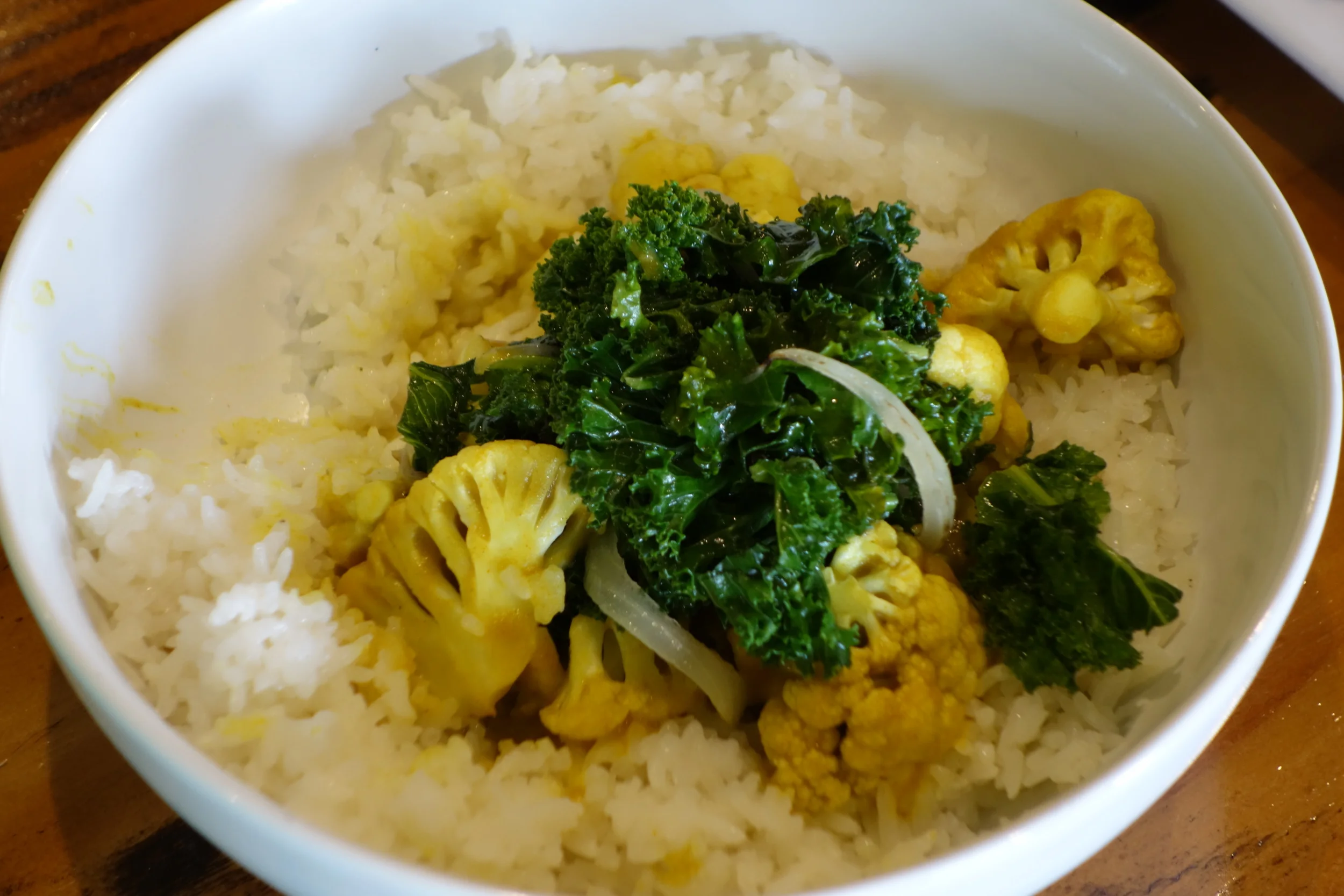 Vital's Curried Cauliflower