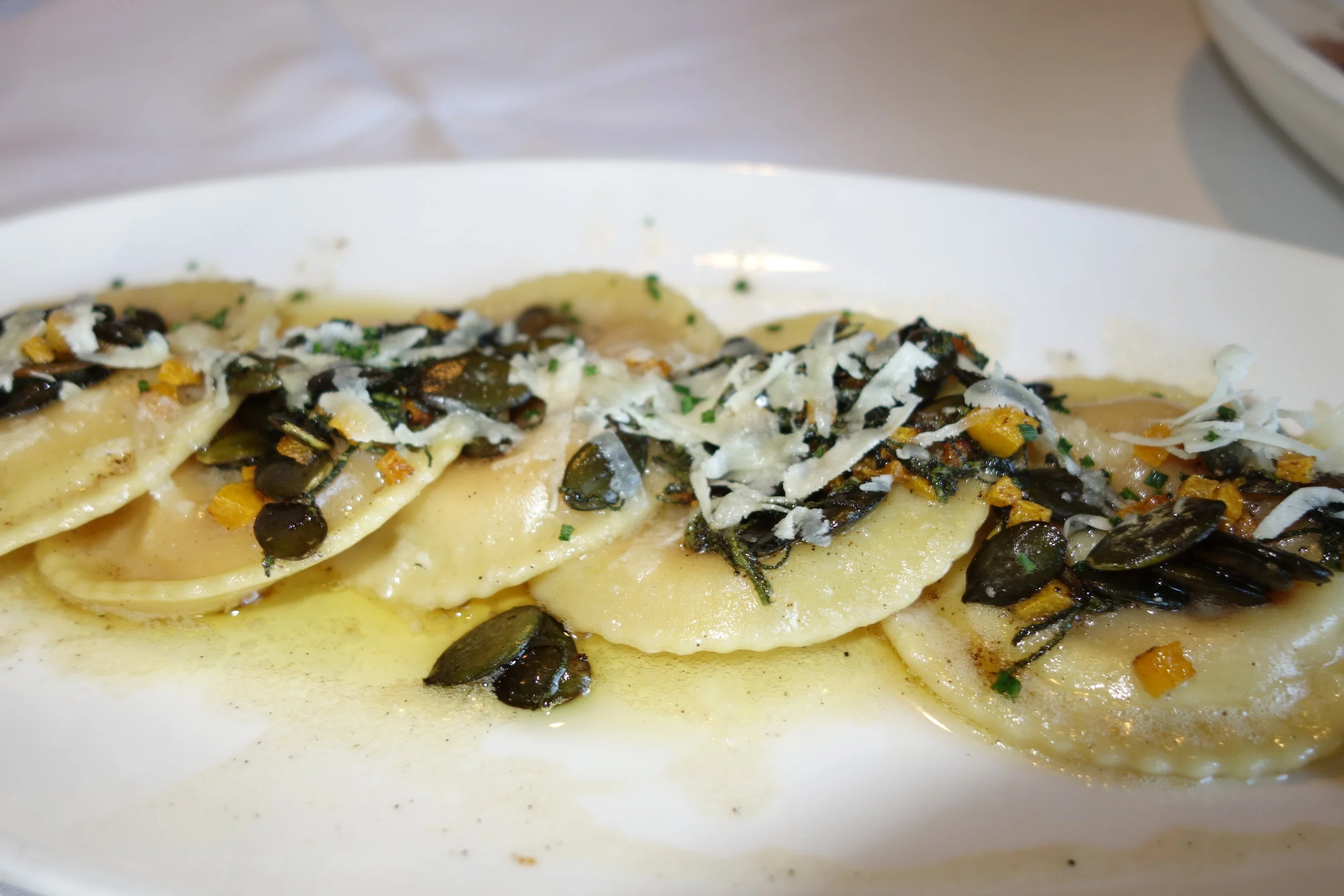 Sweet Potato Ravioli 