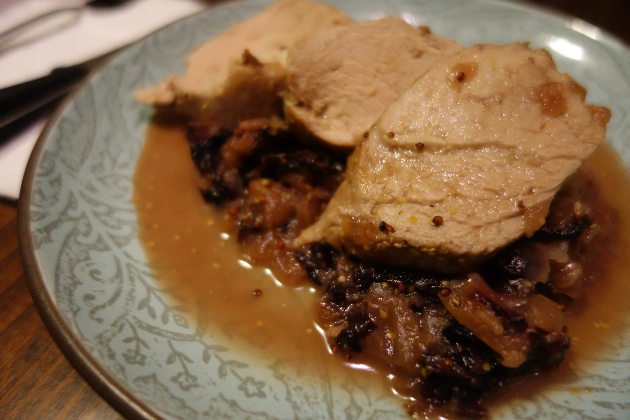Braised Pork Tenderloin, Radicchio & Apples - recipe below.