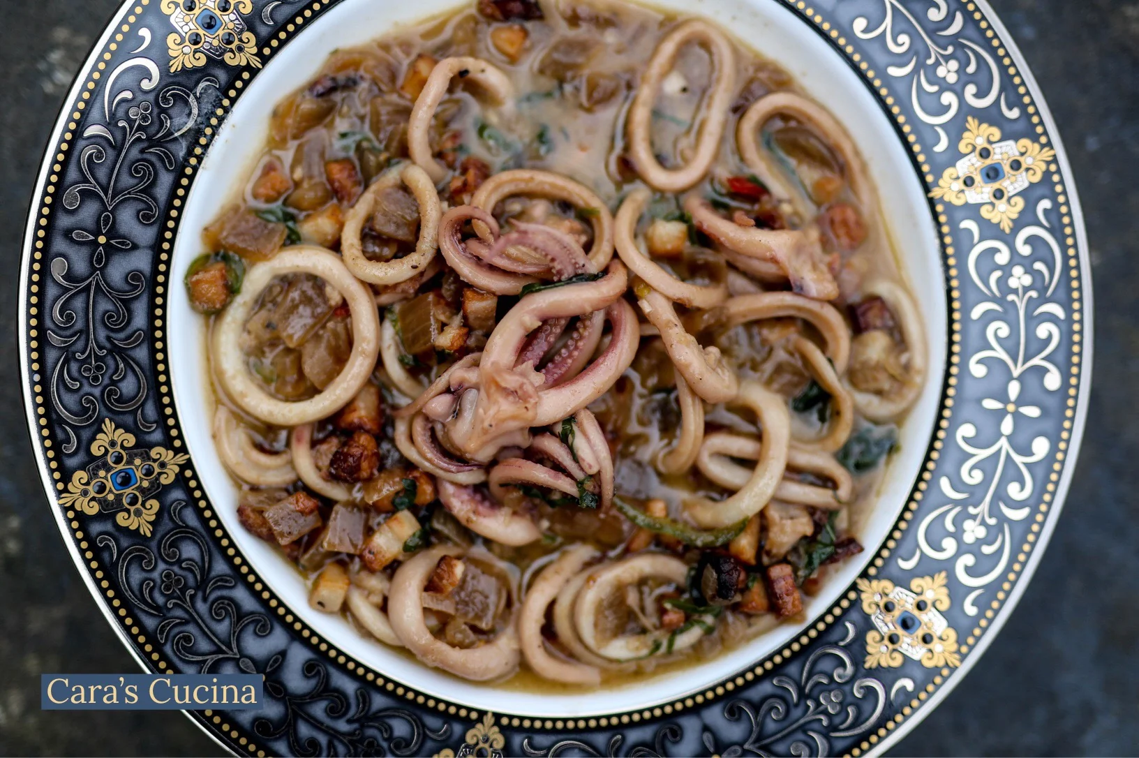 Calamari with Pancetta Ft. Chef Mike Carrino