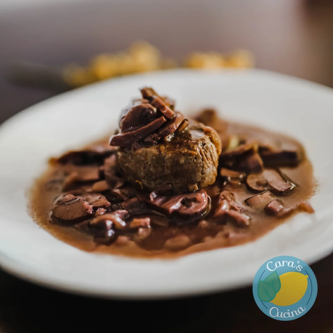 Steak with Mushroom Sauce