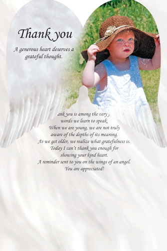 Angelic Whispers: Thank You Card