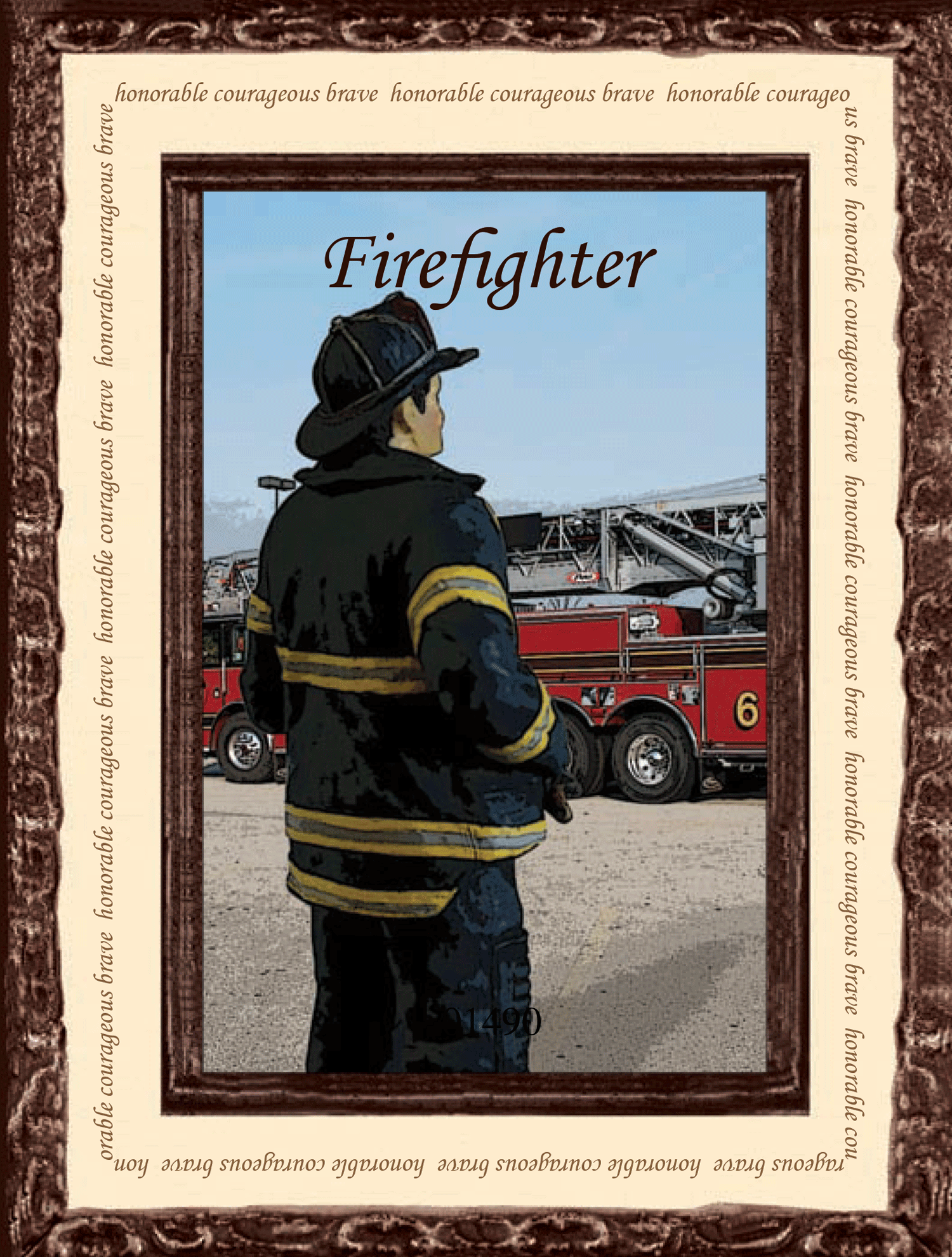 Firefighter card 01492