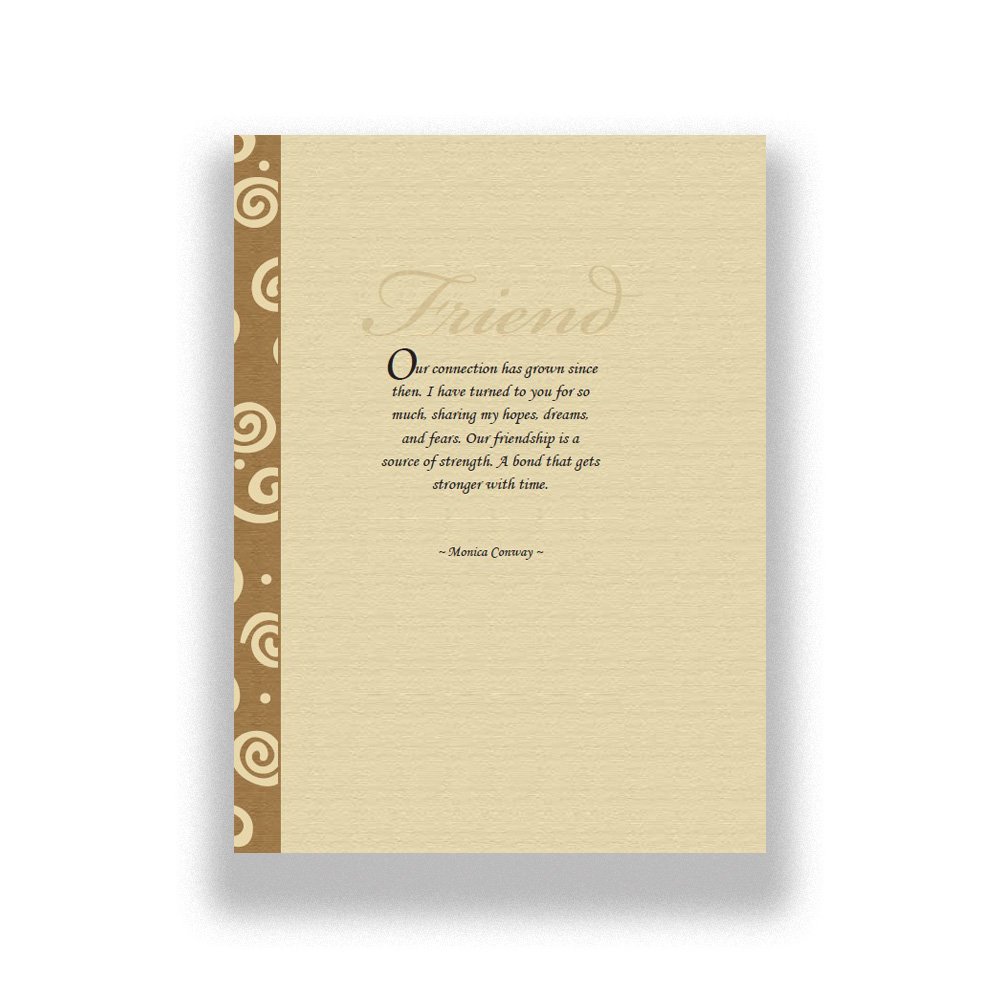 My Friend Greeting Card featuring a heartfelt message of love, support, and the deep connection of friendship.