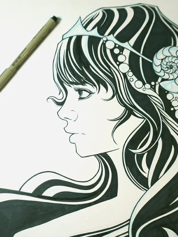 Original drawing for the poster