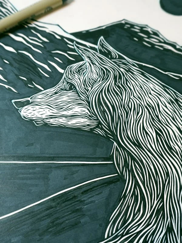 Original drawing for the poster