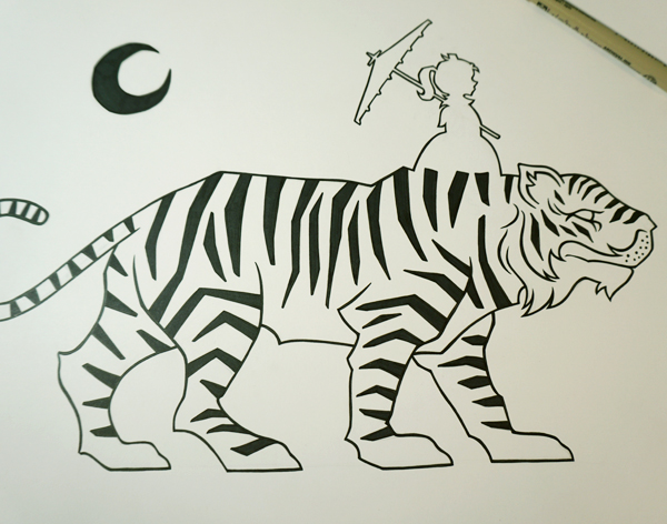 Original drawing for poster