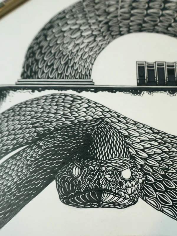Detail of original drawing