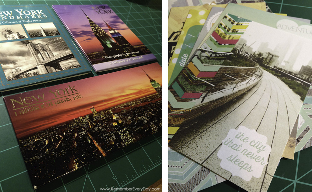 Sets of Post Cards and 3x4 cards from June Scraptastic Kit