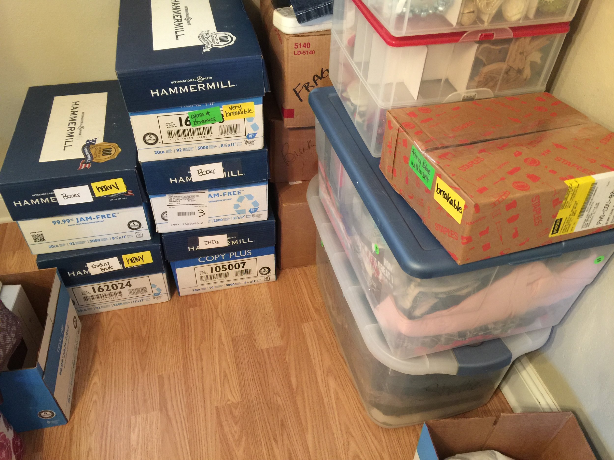 A picture of "the move" before things got messy. Very messy.