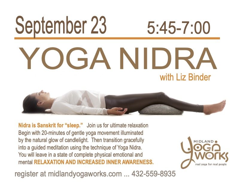 Nyasa Yoga Nidra - Level 2 (LIVE ON ZOOM): Sunday, March 26th, 8am to  5:00pm PT / 11am to 8pm EST