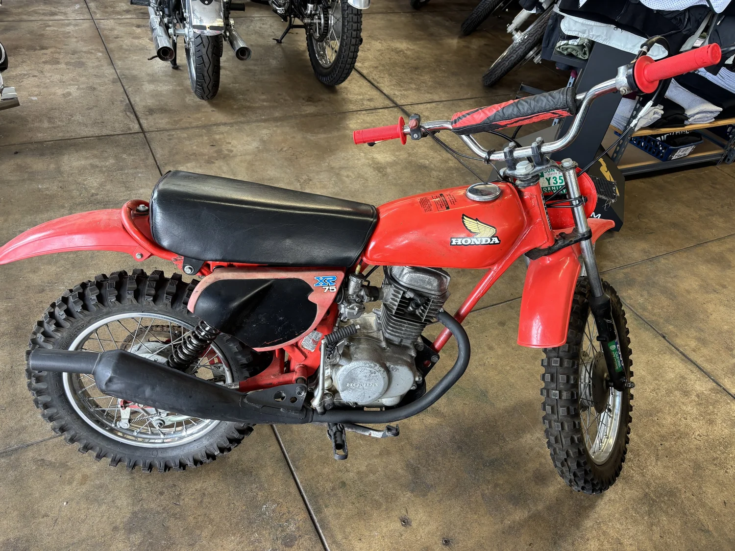 Honda Motorcycles 1978 Honda Xr75 For Sale 1977 Honda XR75