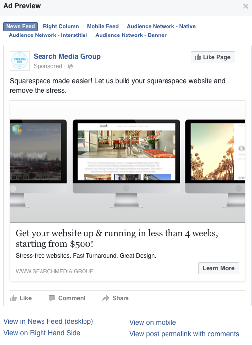 Facebook Advertising