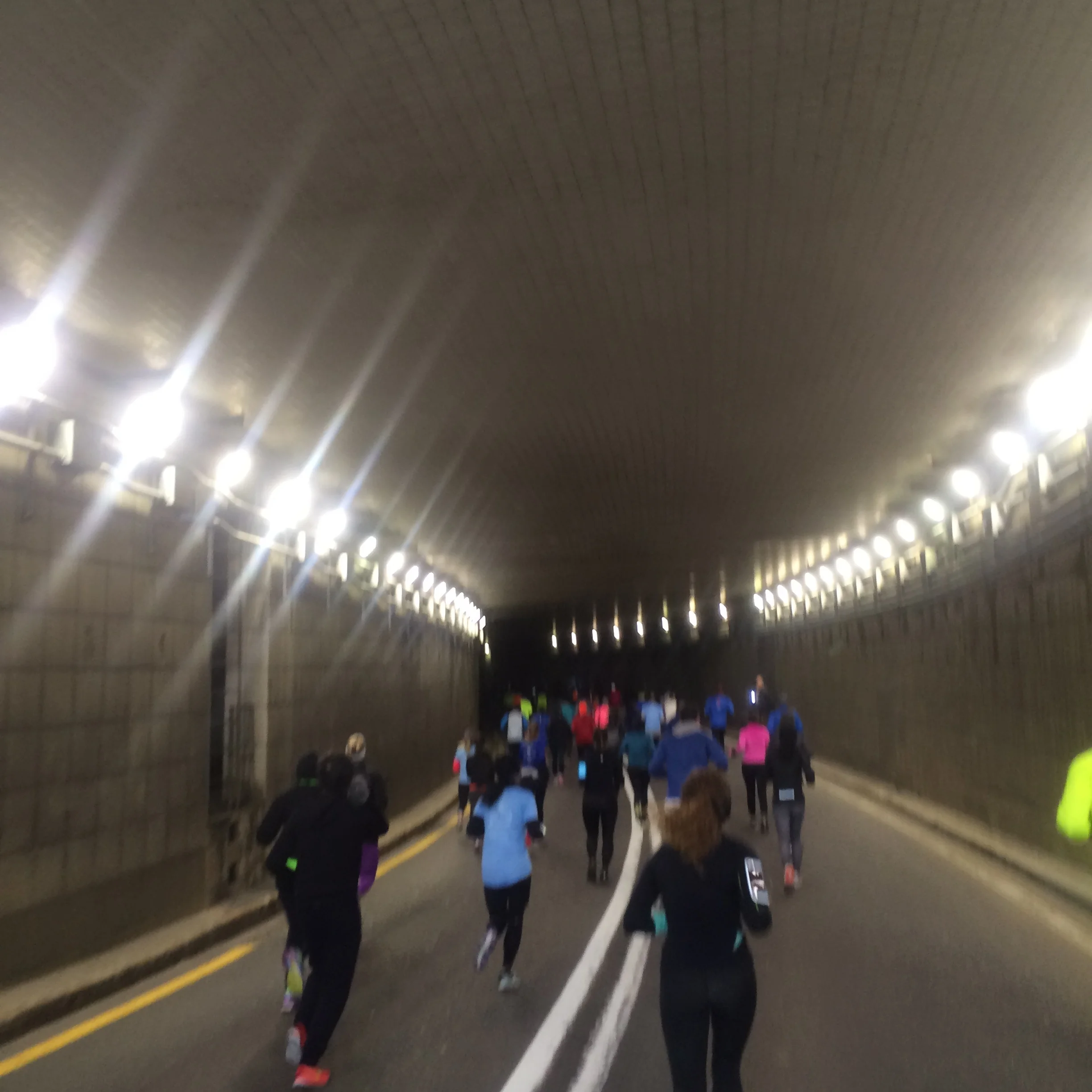 Battery tunnel . . . less than a mile. 
