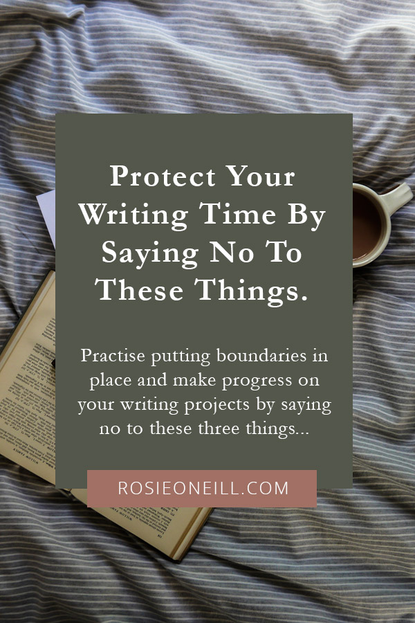 How to protect your writing time