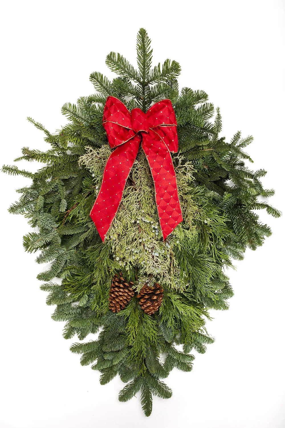 24" Mixed Evergreen Swag (Corp. Gifts 10+ Items)