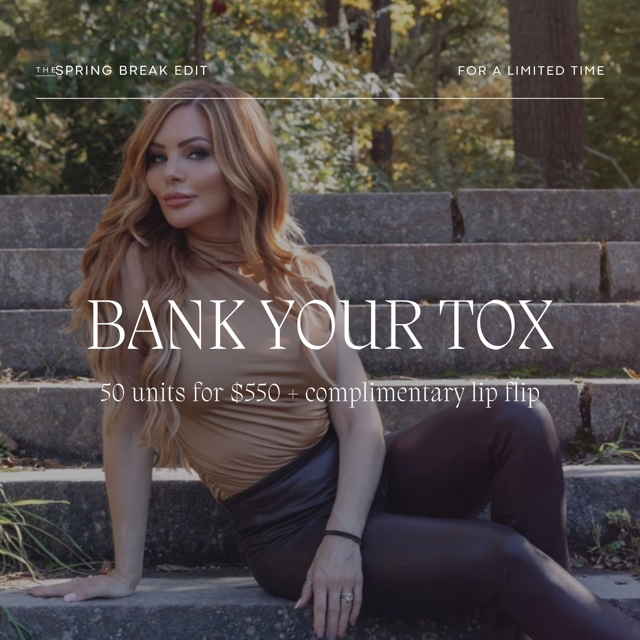Bank your tox + lip flip