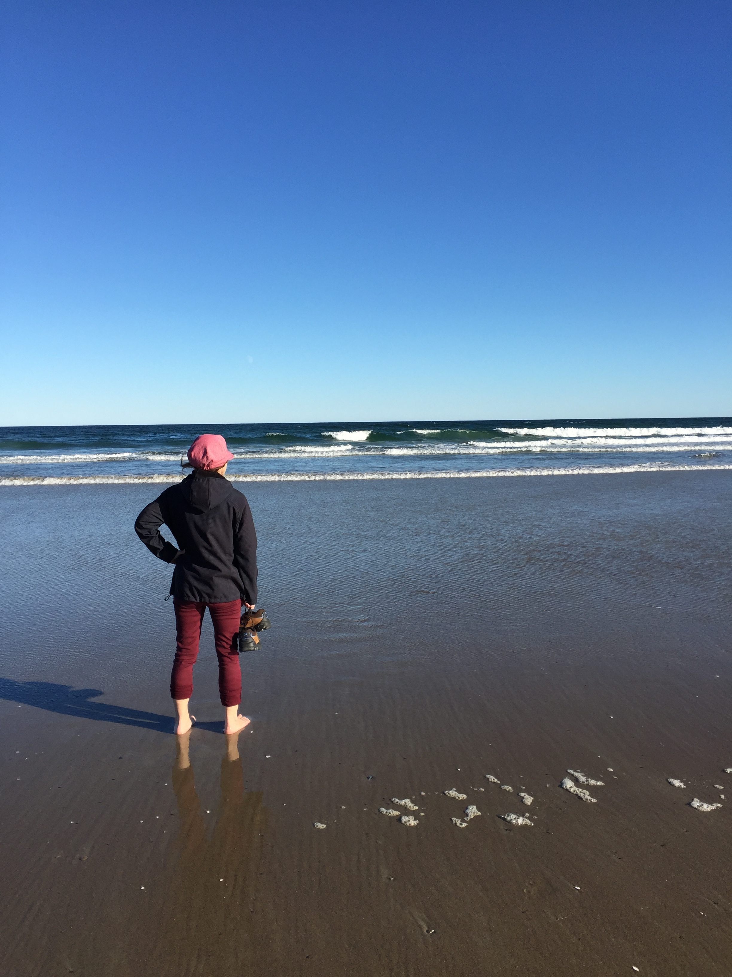 Maines Atlantic Coast: This is how I will always think of my mom, relaxed, ready, indomitable and always making sense of the inbetween places. 