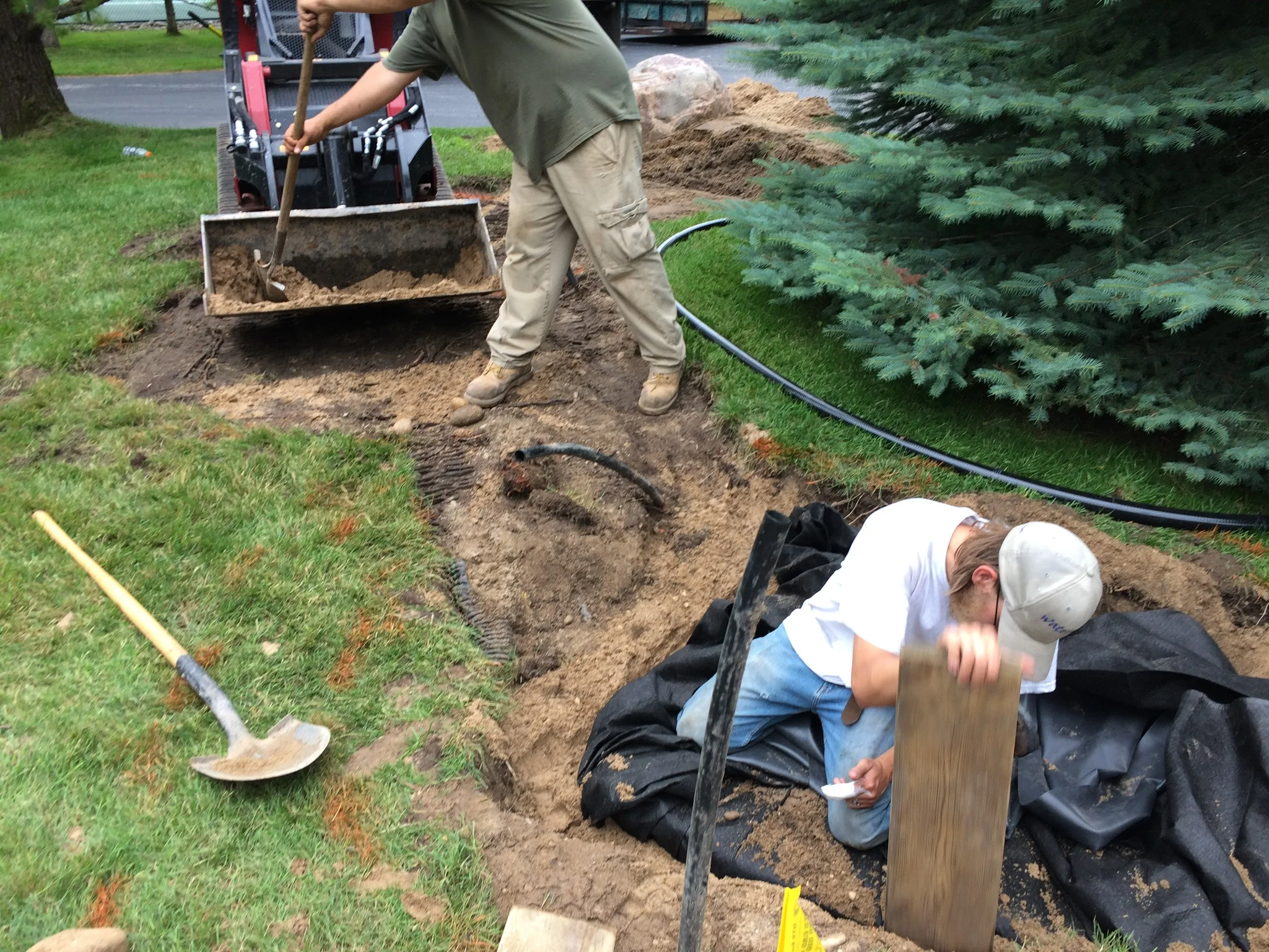 Pond Liner Holes — Common Garden Pond Repairs — Waterpaw Pond Contractor