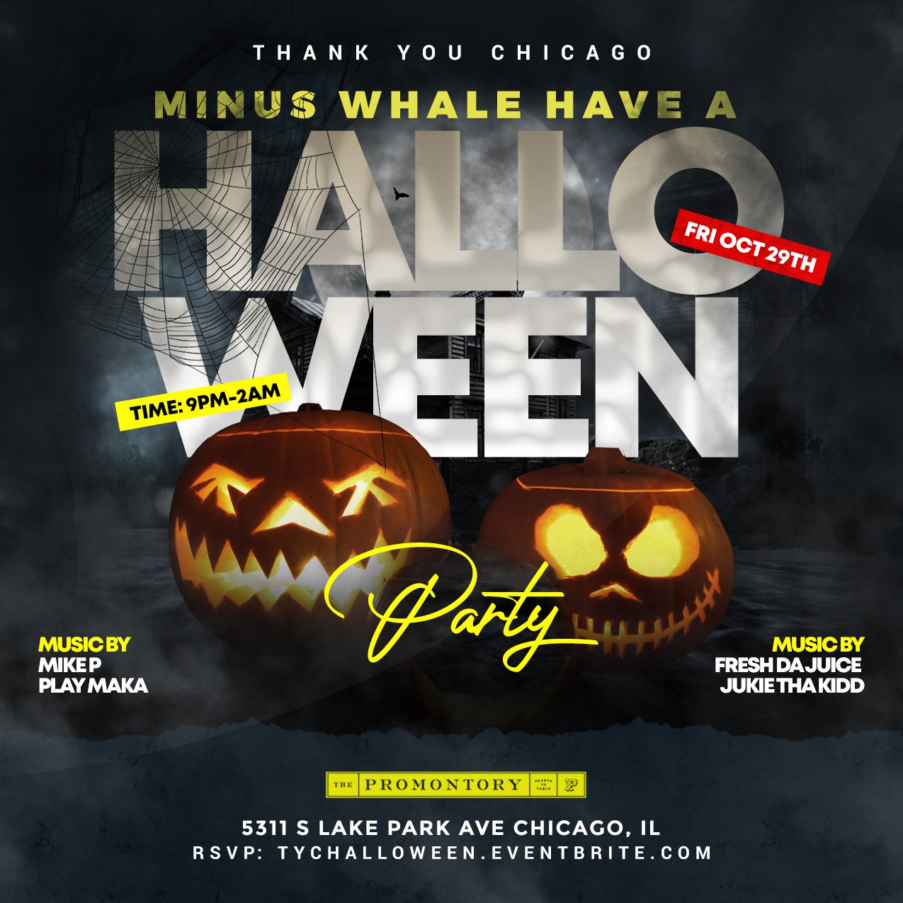 MINUS WHALE HAVE A HALLOWEEN PARTY