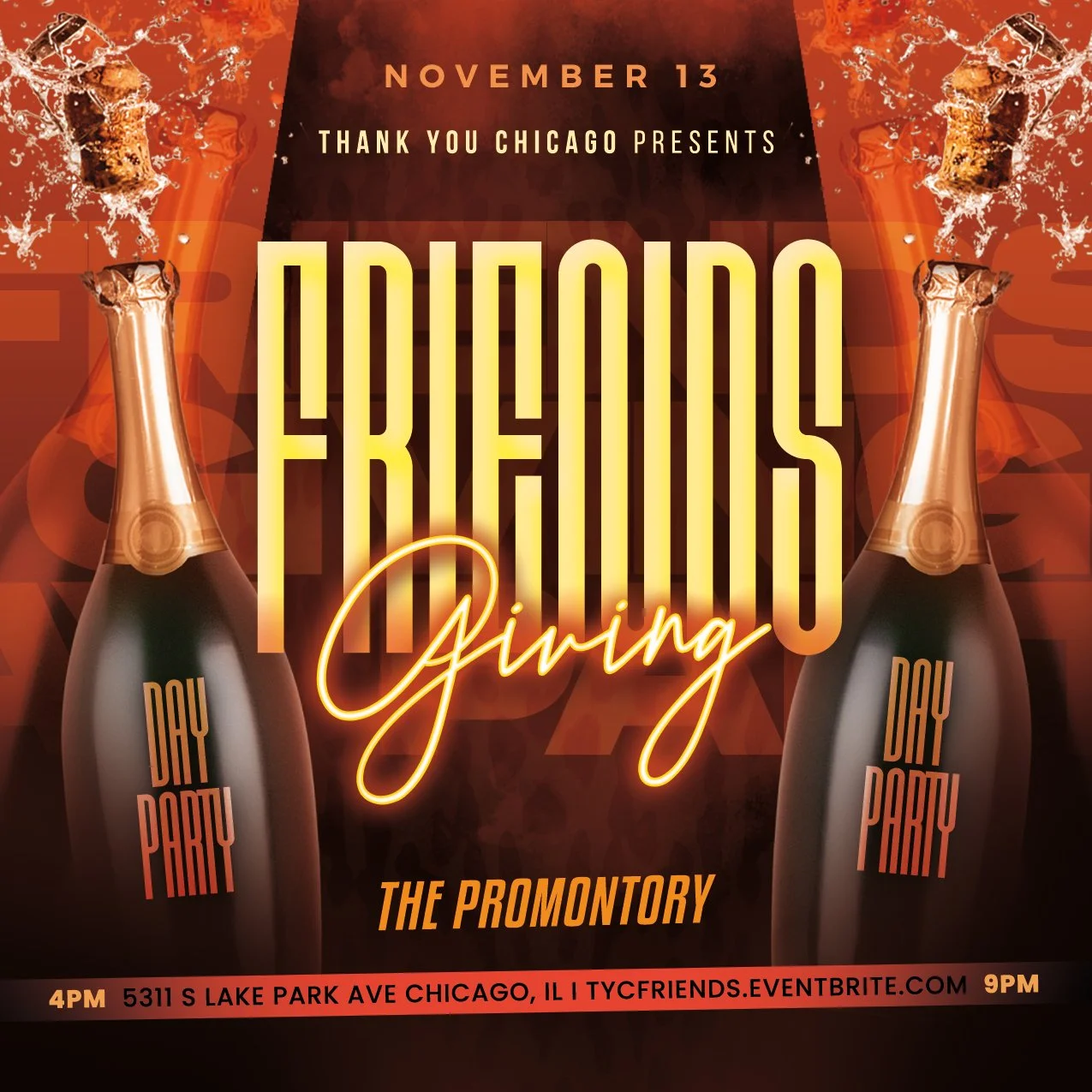 THANK YOU CHICAGO FRIENDSGIVING DAY PARTY!