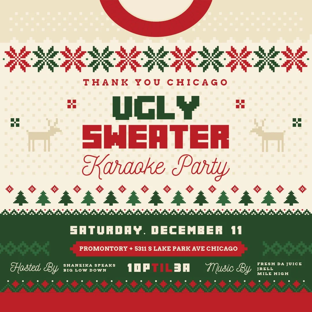 THANK YOU CHICAGO'S UGLY SWEATER KARAOKE PARTY!!!