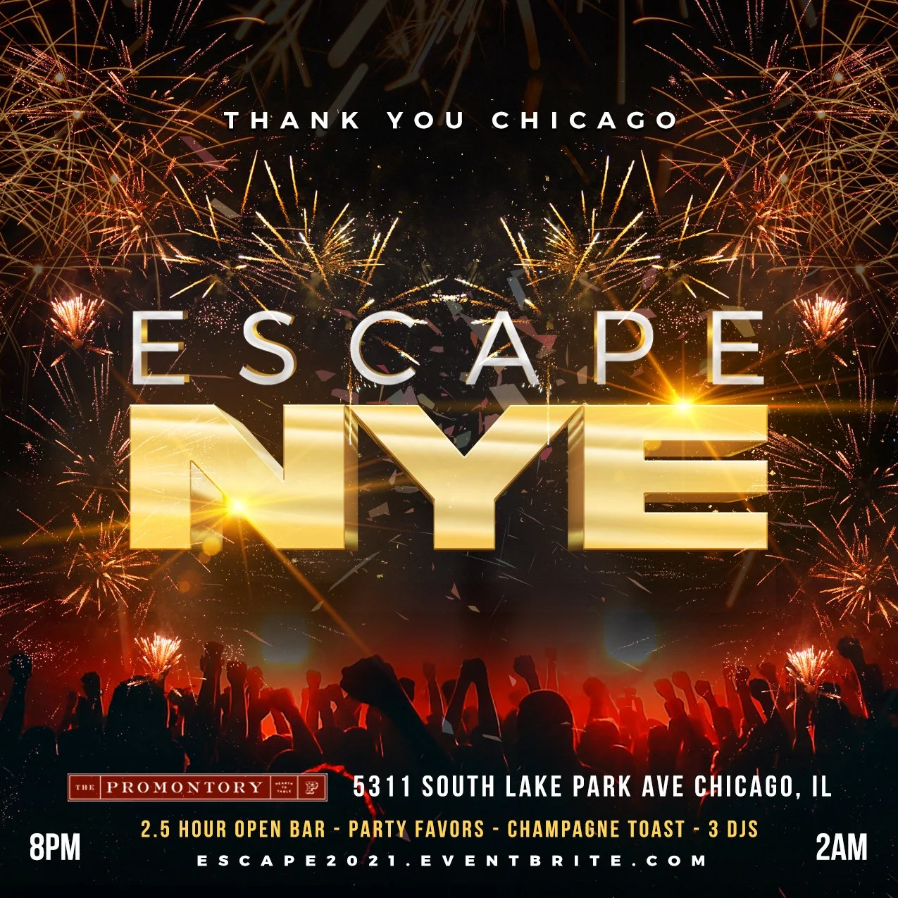ESCAPE 2022: NEW YEAR'S EVE CELEBRATION!