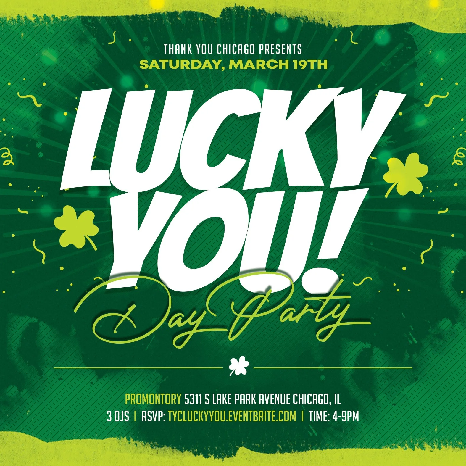 LUCKY YOU: ST. Patrick's Day Party