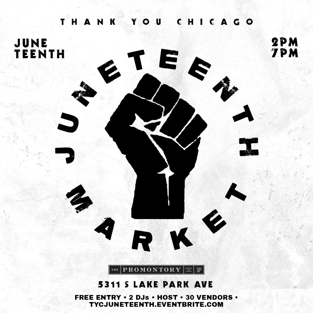 THANK YOU CHICAGO JUNETEENTH MARKETPLACE