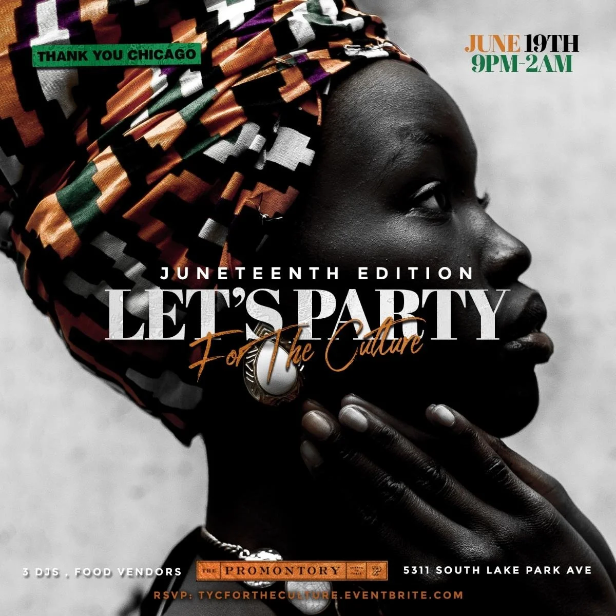 LET'S PARTY FOR THE CULTURE