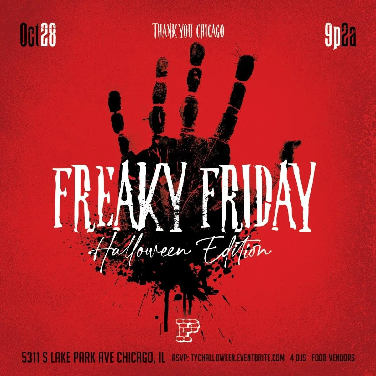 FREAKY FRIDAY HALLOWEEN PARTY
