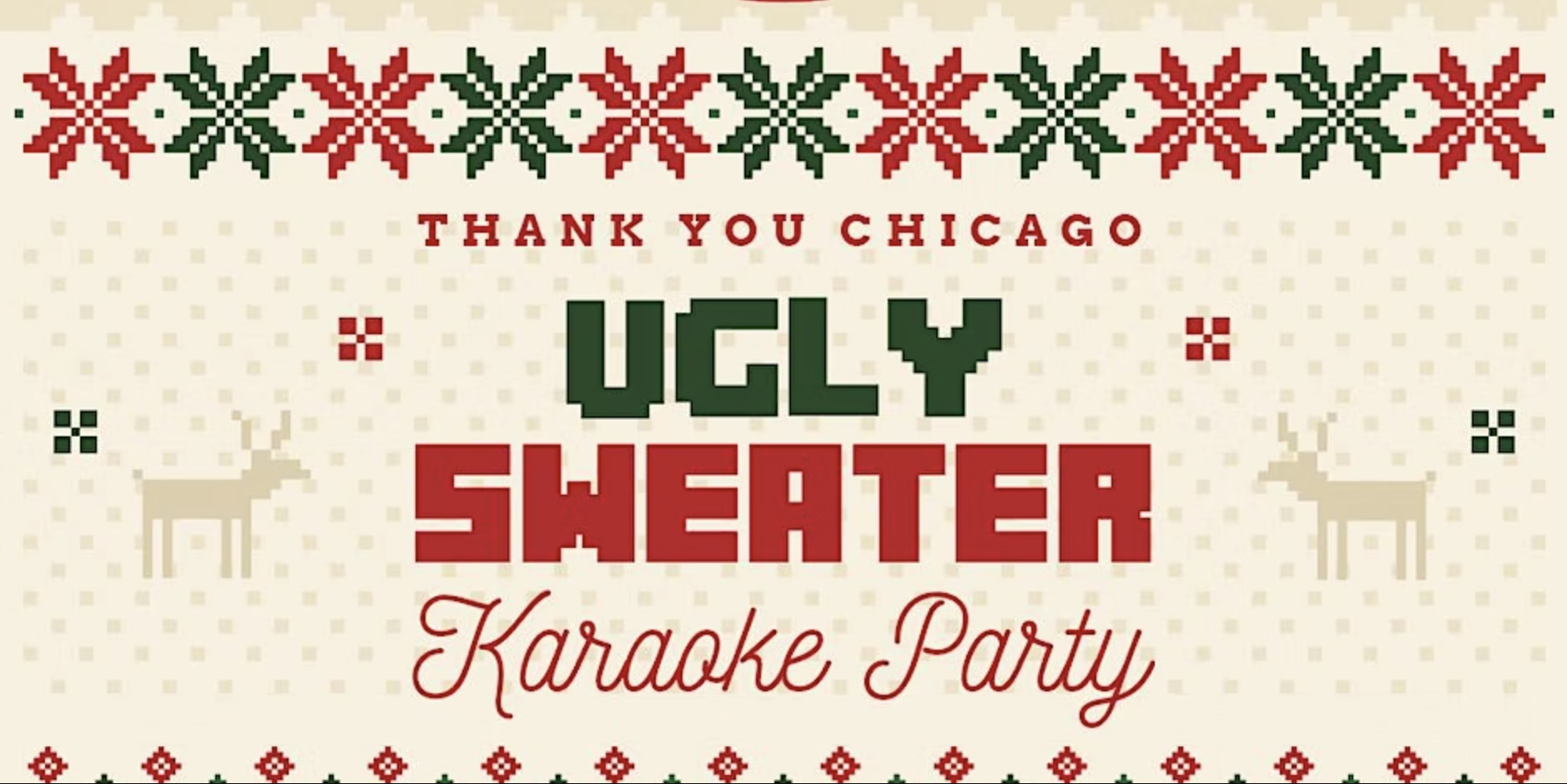 UGLY SWEATER KARAOKE!