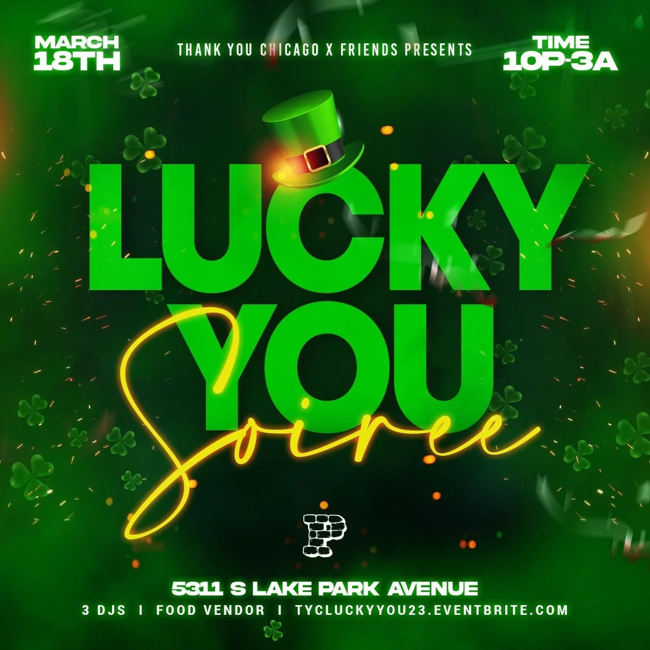 LUCKY YOU SOIREE | ST PATTY'S DAY