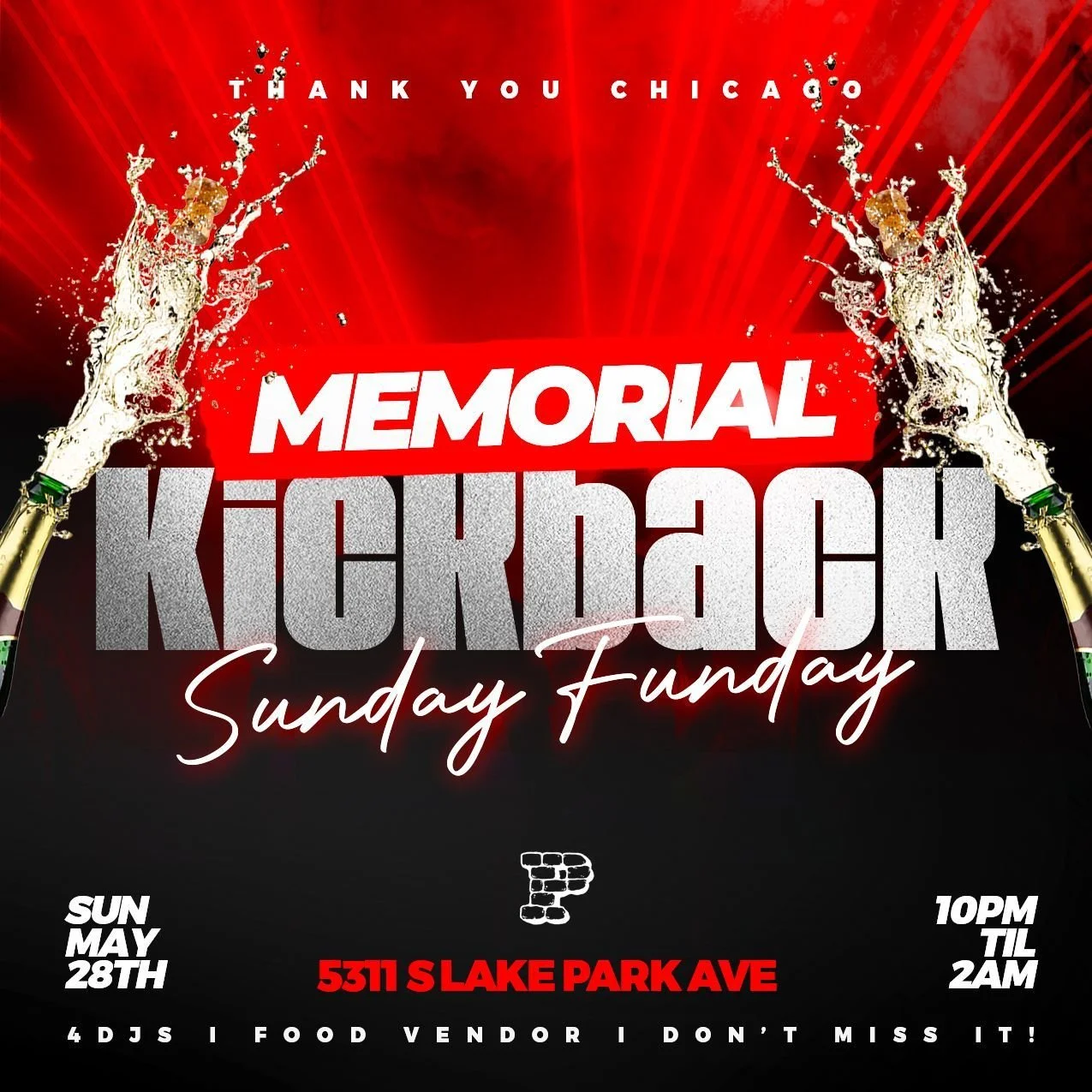 HE KICKBACK: MEMORIAL SUNDAY•PARTY