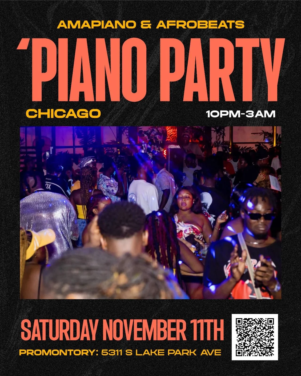 'Piano Party Chicago: Amapiano + Afrobeats