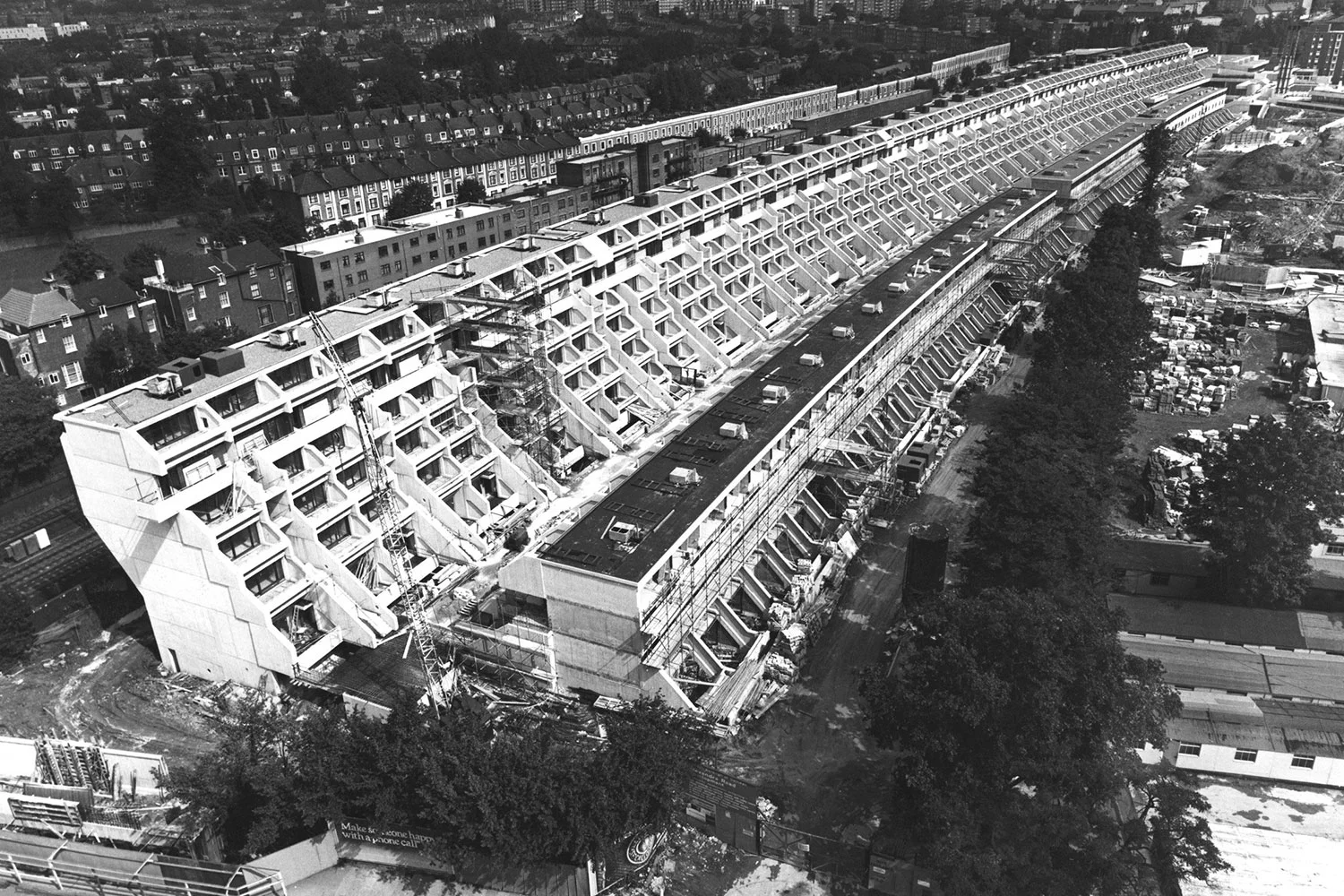 Alexander Road Estate, Camden, under construction in the 1970s