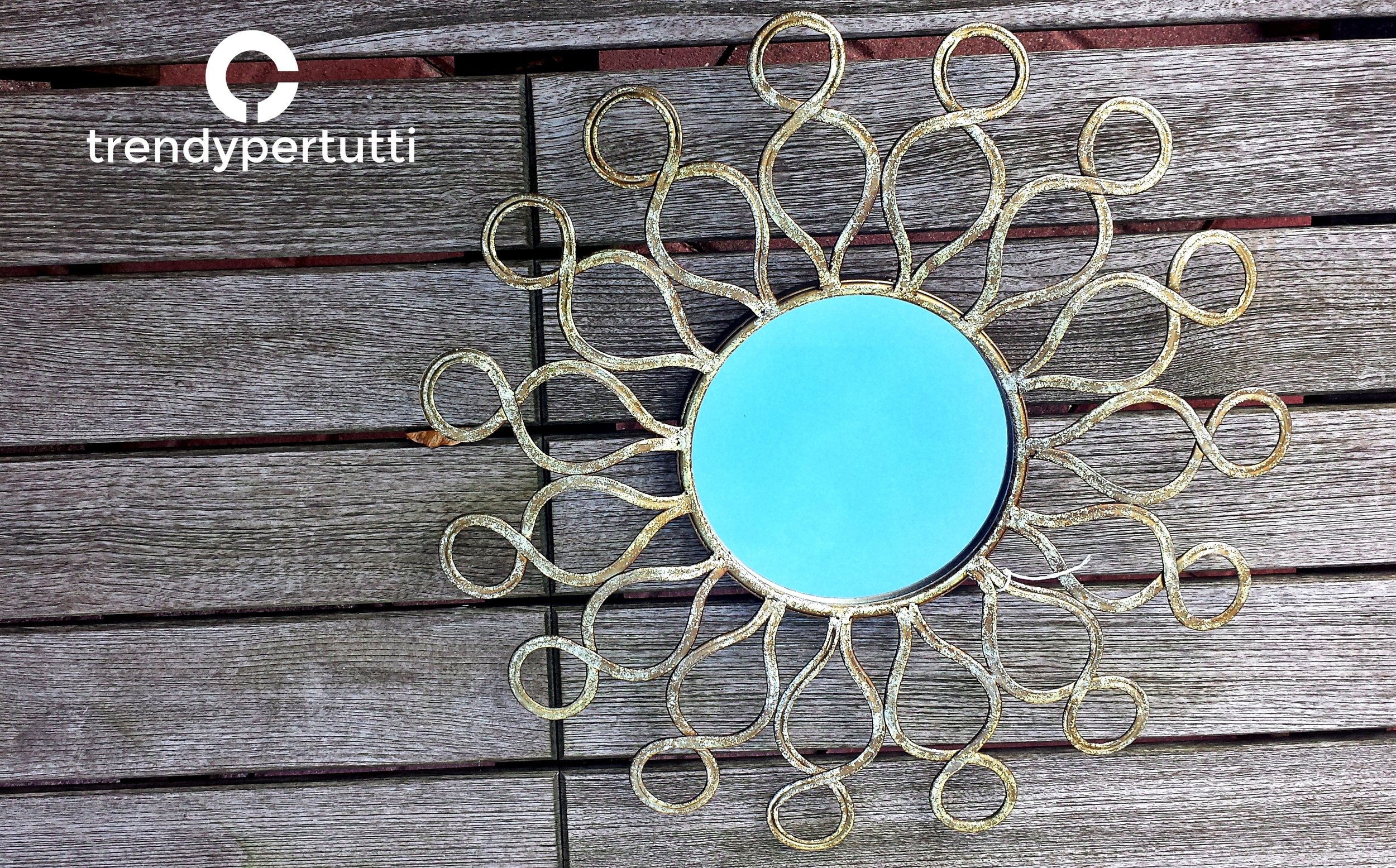Mirror - Gold sun frame