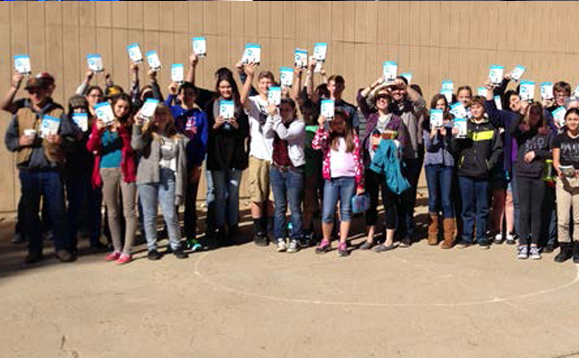 It was great to be able to have Joyce’s book available for each teen. They were thrilled!