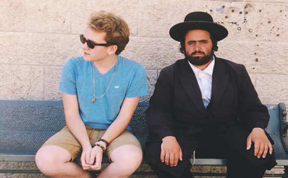 Max enjoyed meeting many different people around Jerusalem. I’m still not sure if this guy agreed to this picture.