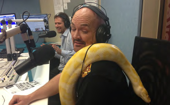 Our python Eve made a splash in every TV and radio interview. Let’s put it this way - they will never forget who we are or the message of Jesus we proclaim!