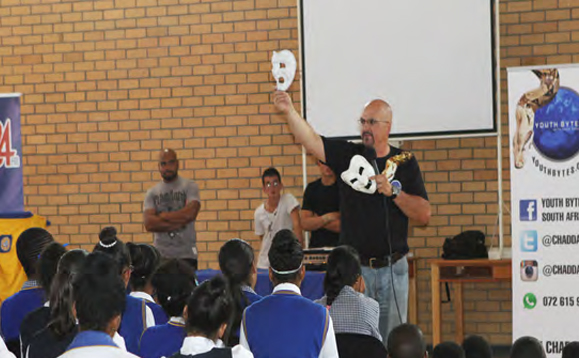 Using a tragedy mask, I explain how most teens try to hide from God and the people who love them the most.